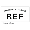 REF Window Sticker