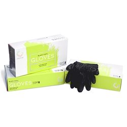 Black Disposable Gloves-Large